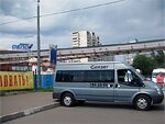 Бесплатный автобус Genser в пункт аренды автомобилей АрендаАвто-тмз на ул.Добролюбова